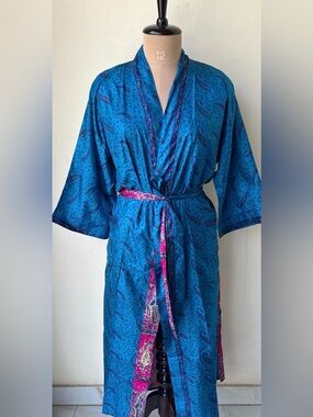 New Upcycled Silk Kimono
